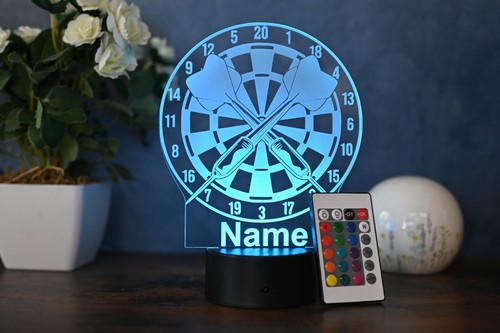 Personalisierte dart lampe - personalisierte,
