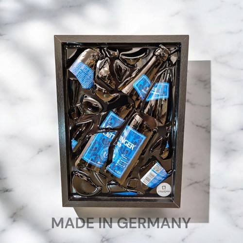 Oettinger pils broken bottle - oettinger,
