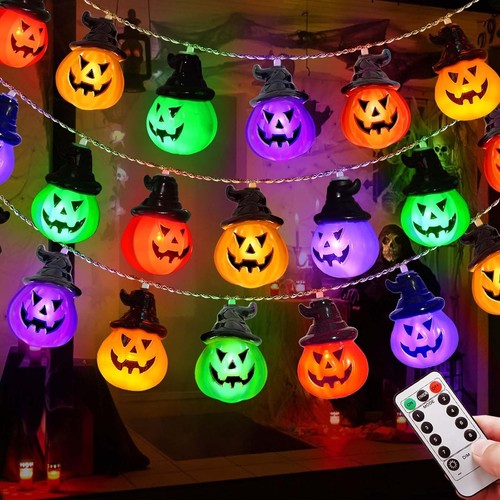 Halloween deko lichterkette - halloween,