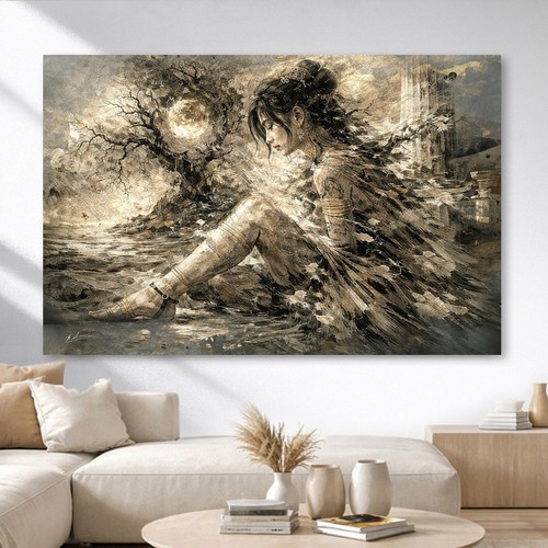 Leinwandbild frau fantasy - leinwandbild,