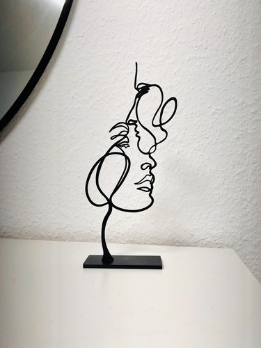 Skulptur frau mann - mann, paar