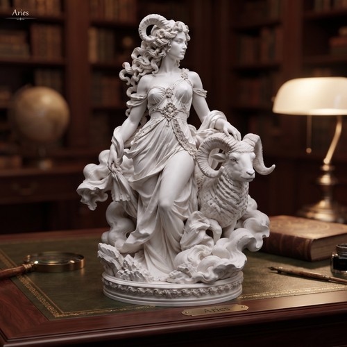 Widder sternzeichen skulptur - widder,