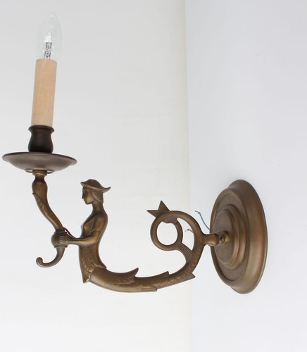 Große bronze wandlampe - bronze, mit