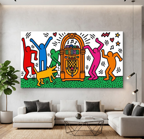 Keith haring music - -, dancing