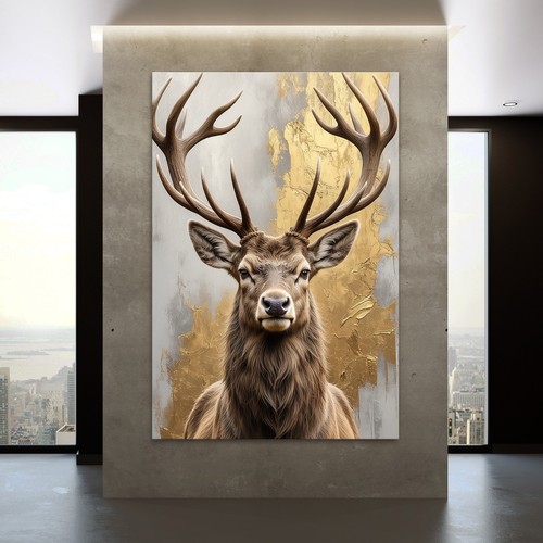 Gold hirsch mit - ✅,
