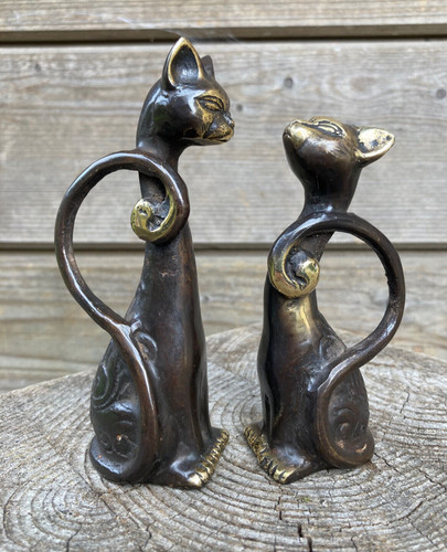 2er set bronze metall - ,