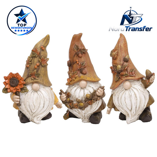 Herbstdeko figuren 3er set - herbstdeko,