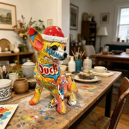 Chihuahua hundefigur graffiti - hundefigur,