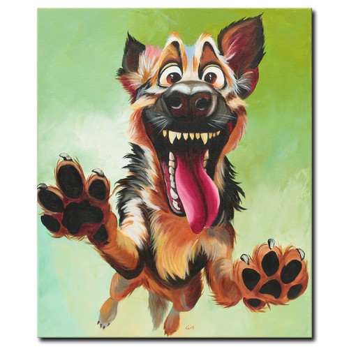 Acryl bild gemälde modern - gemälde,