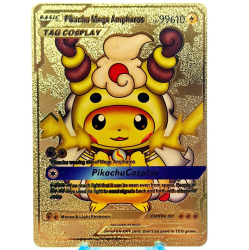 Pokemon karte custom pikachu - pokemon,