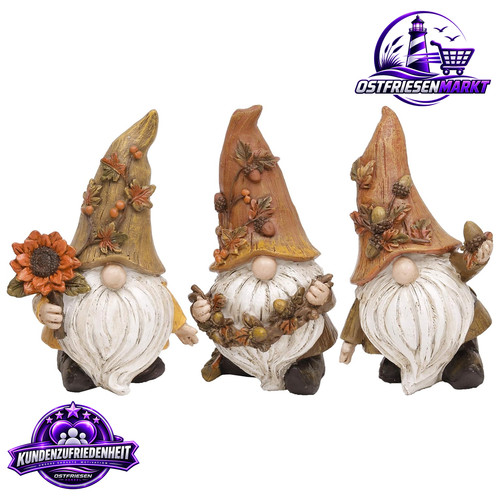 Herbstdeko figuren 3er set - herbstdeko,