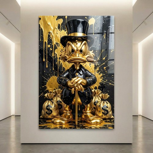 Dagobert duck golden luxus - dagobert, duck.