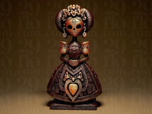 Dia dos muertos figurine la - |,